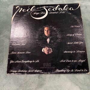Neil Sedaka Sings His Greatest Hits LP Vinyl RCA Victor APL1-0928